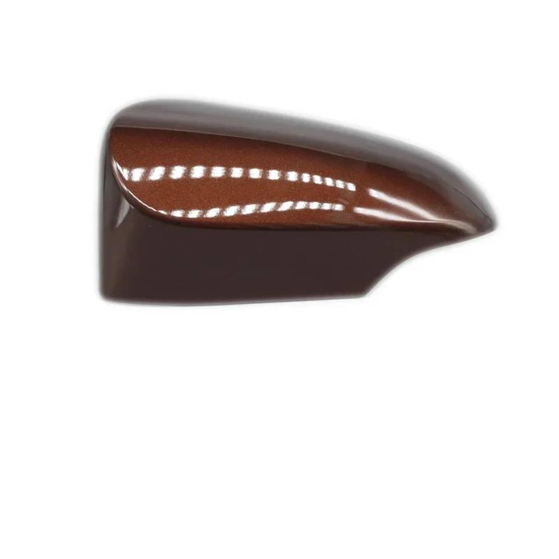 Auto Spiegelkappe Für Toyota Für Yaris 2013-2019 Autospiegelabdeckungskappengehäuse Lackierte Türaußenrückspiegelschalendeckel Spiegelkappen Außenspiegel(Brown LH) von Dtbdfak