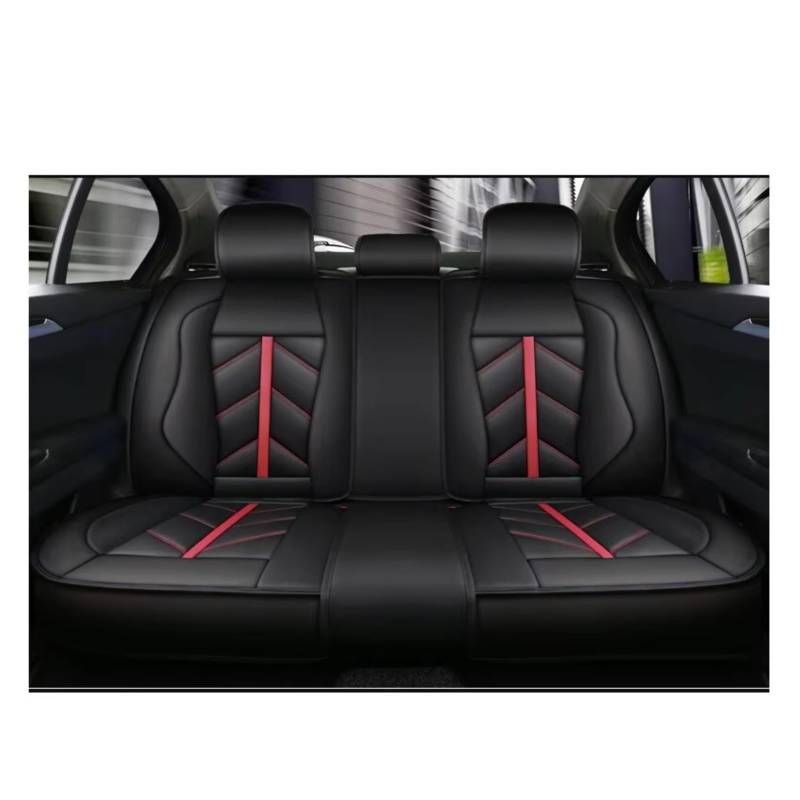 Autositzbezug Aus Leder Vorne/vollständiger Bezug Geeignet Für Die Meisten Autos LKWs SUVs Alle Jahreszeiten PU-Autositzschutzpolster Auto Sitzbezüge(I Back seat Cover) von Dtbdfak