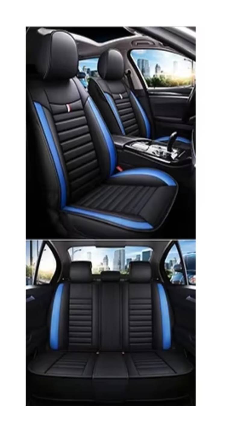 Für Citroen Alle Für Modelle C4 Für Picasso C3 C5 C6 DS4 DS5 DS6 DS7 Vollständige Abdeckung Auto Sitz Abdeckung Auto Sitzbezüge(D Black Blue 5 seat) von Dtbdfak