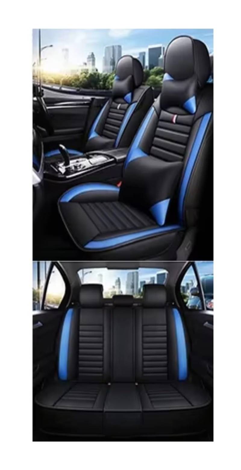 Für Citroen Alle Für Modelle C4 Für Picasso C3 C5 C6 DS4 DS5 DS6 DS7 Vollständige Abdeckung Auto Sitz Abdeckung Auto Sitzbezüge(H Black Blue 5 seat) von Dtbdfak