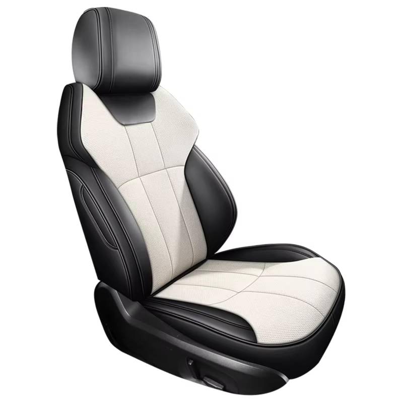 Für Dodge Für Durango 2008 2009 2010 2011 2013 2014 2015 2017 2018 1 Stück Custom Driver Leder Autositzbezüge Auto Sitzbezüge(B 1 PCS) von Dtbdfak