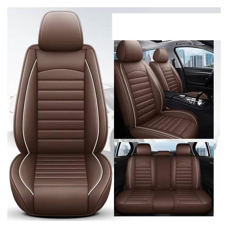 Für Duster Für Kadjar Für Scenic Für Espace Für Fluence Für Koleos Vollständige Abdeckung Auto Sitz Abdeckung Auto Sitzbezüge(F Coffee 5 Seat) von Dtbdfak