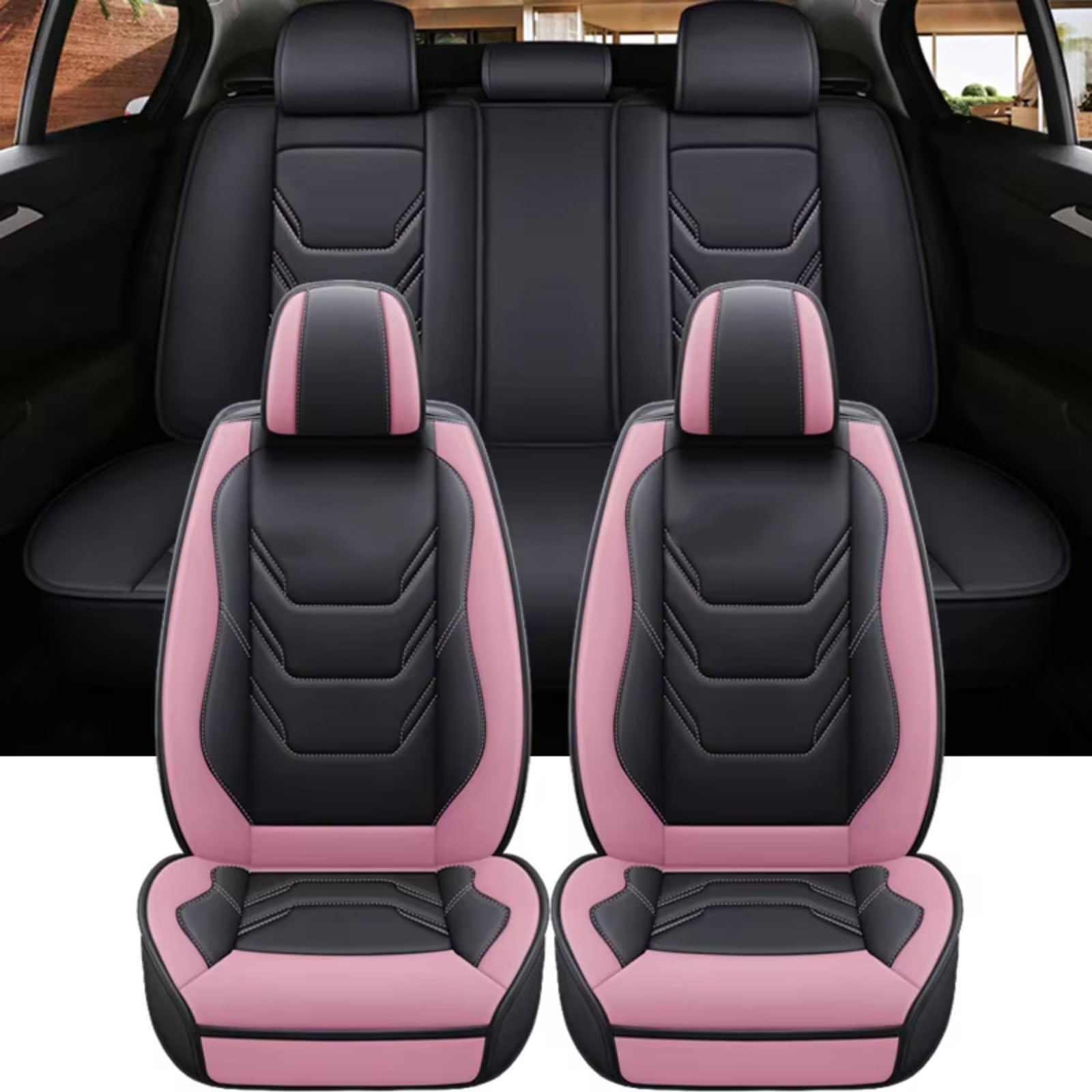 Für E92 Zubehör Interiors Auto Protector Autositzbezug Autositzbezüge Auto Sitzbezüge(F 5 PCS) von Dtbdfak