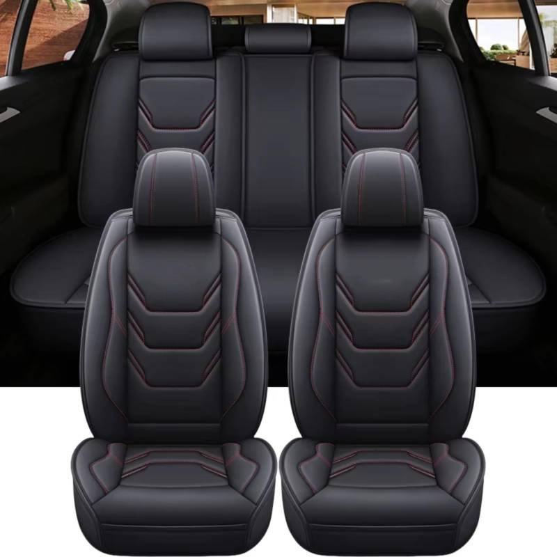 Für Fit Accessories Interiors Auto Protector Autositzbezug Autositzbezüge Auto Sitzbezüge(I 5 PCS) von Dtbdfak
