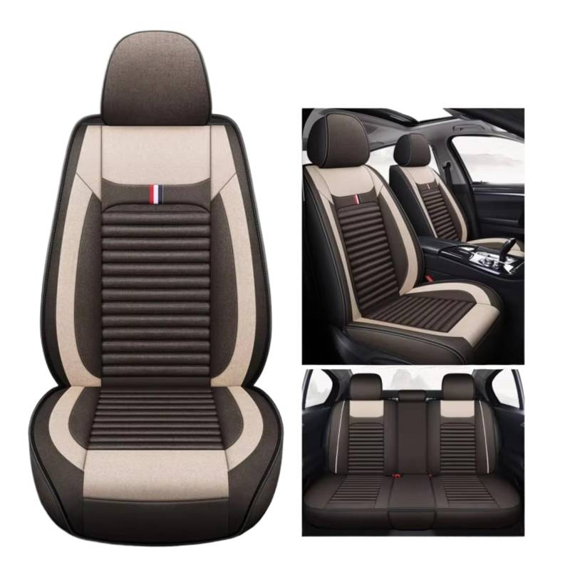 Für Haval Alle Für Modelle H3 H4 H6 H1 H2 H7 H8 H9 H5 M6 H2S H6 Coupe JOLION F7 F7X Auto Sitz Abdeckung Leinen Faser Auto Sitzbezüge(Coffee) von Dtbdfak