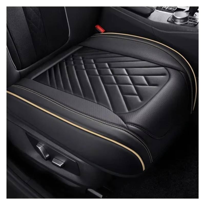 Für Hyundai Für Solaris Für Sonata Für Creta Für Encino Für Elantra Ix25 Ix35 Für Kona Auto Sitz Abdeckung Kissen Auto Sitzbezüge(K Black Beige 1 Seat) von Dtbdfak