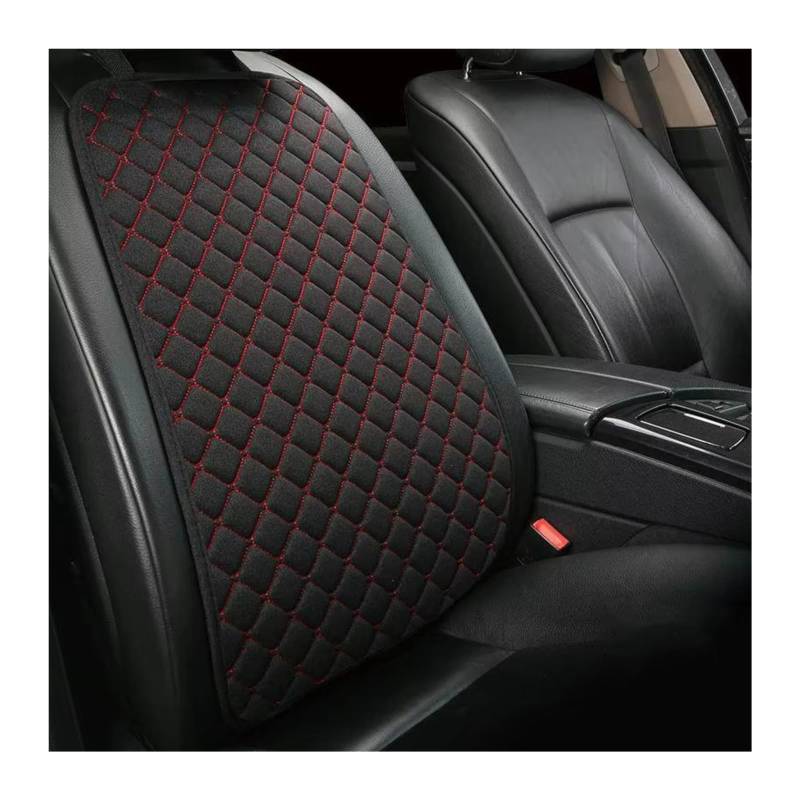 Für Isuzu Auto Styling Auto Zubehör Auto Sitz Abdeckung Leder Auto Sitzbezüge(B 1 Sheet Black Red) von Dtbdfak