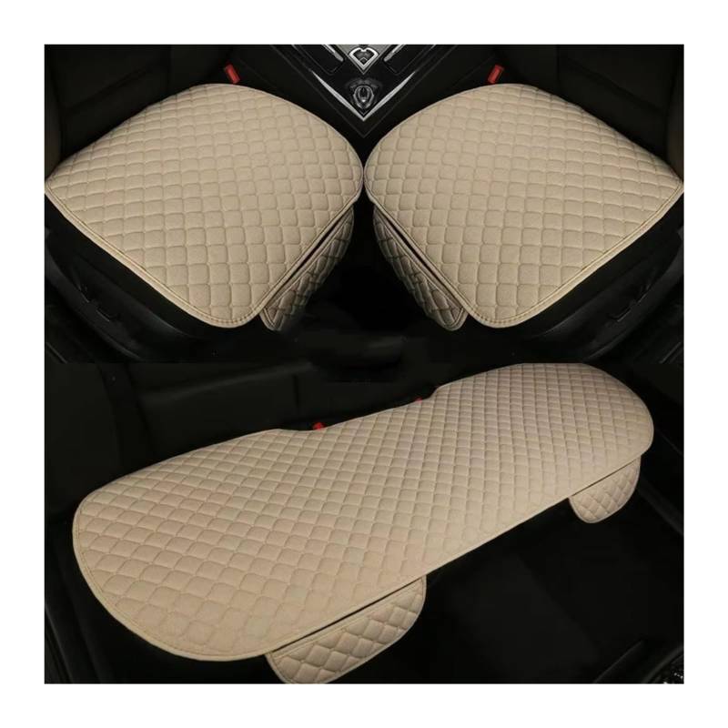 Für Isuzu Auto Styling Auto Zubehör Auto Sitz Abdeckung Leder Auto Sitzbezüge(H 3 Sheet beige) von Dtbdfak