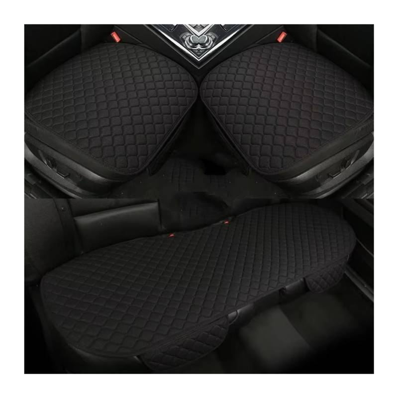 Für Isuzu Auto Styling Auto Zubehör Auto Sitz Abdeckung Leder Auto Sitzbezüge(J 3 Sheet Black) von Dtbdfak