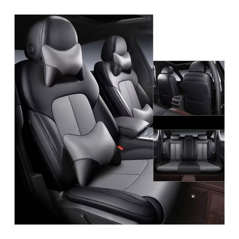 Für Jaguar Xf Xe F Für Pace Xj Xk Zubehör Autositzbezüge Autositzschoner Auto Sitzbezüge(P Deluxe Edition 5) von Dtbdfak