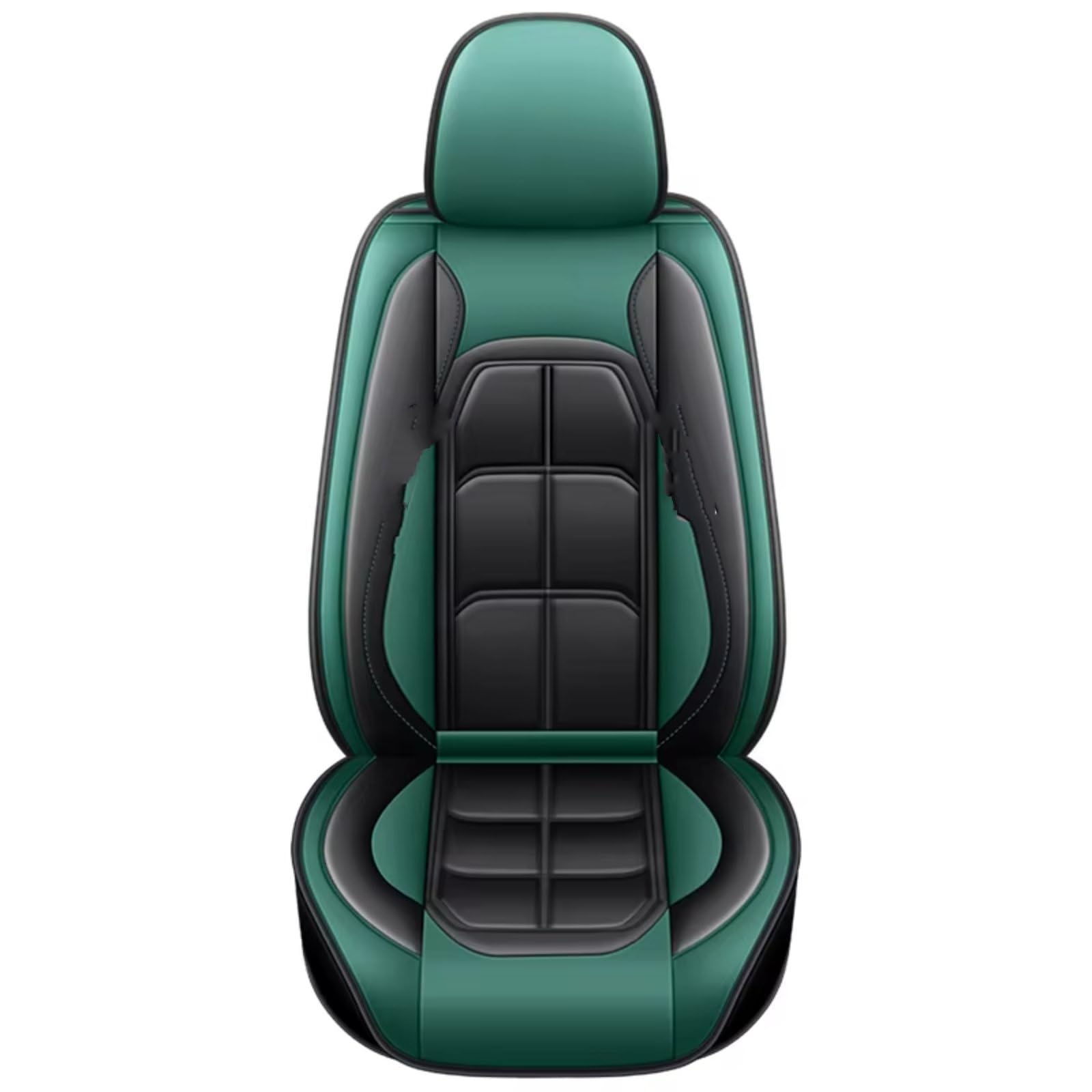 Für KIA Für Ceed Für Rio Für Carens Für Camival Für Picanto Für Telluride Für Cerato 1 PC Auto Sitz Abdeckung Auto Sitzbezüge(D Black Green 1 Seat) von Dtbdfak