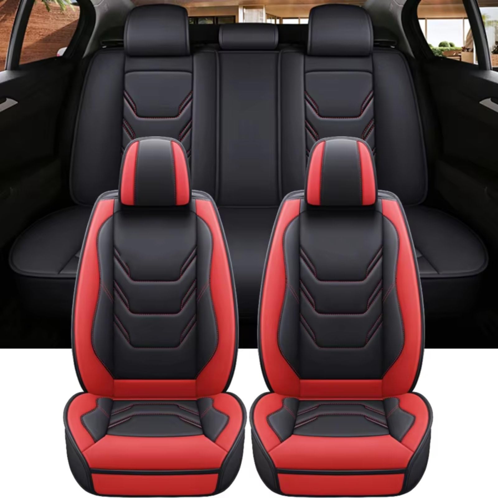 Für Kia Für Sportage Zubehör Innenräume Auto Protector Auto Sitz Abdeckung Auto Sitzbezüge Auto Sitzbezüge(G 5 PCS) von Dtbdfak