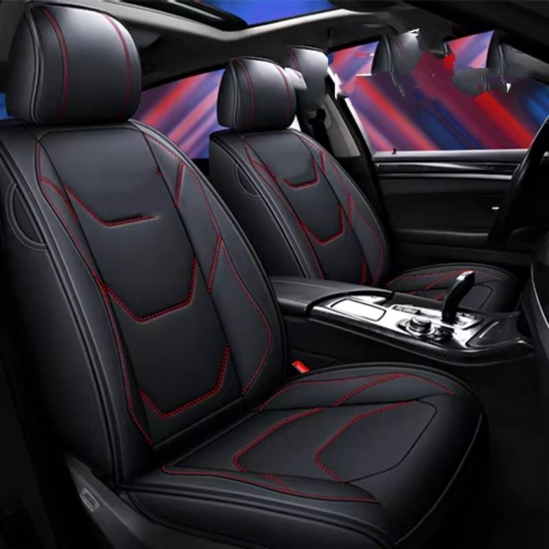 Für Lexus Alle Für Modelle ES is-C is LS RX NX GS CT GX LX570 RX350 LX RC RX300 LX470 Autositzbezüge Auto Sitzbezüge(R Black Red Line) von Dtbdfak