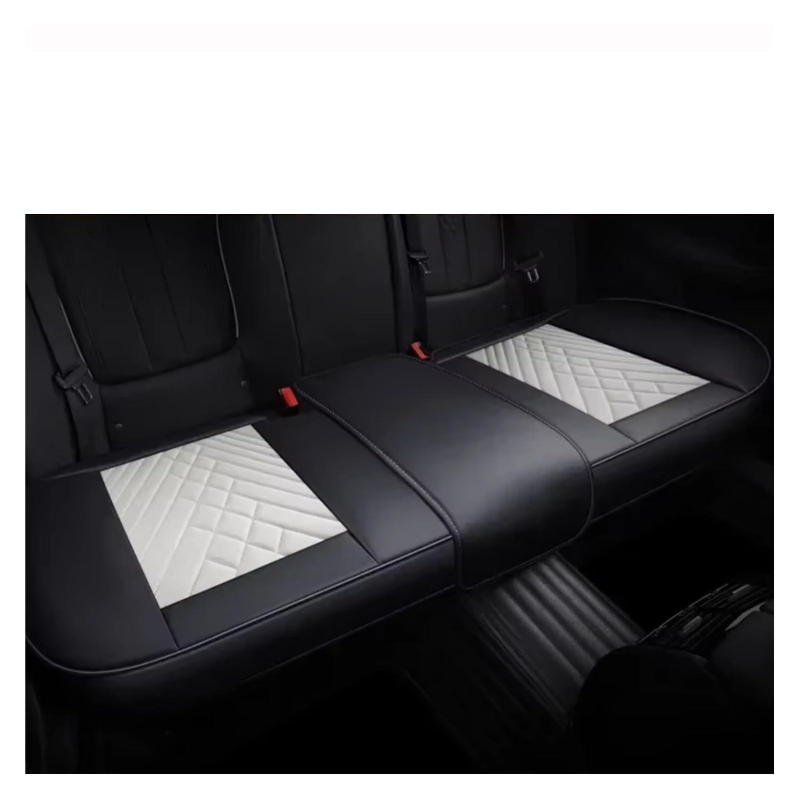 Für MG ZS EV GT Für EHS Für RX5 MG4 Für Mulan MG5 Für Marvel R MG6 Vollständige Abdeckung Pu Leder Auto Sitz Abdeckung Kissen Auto Sitzbezüge(W Only Rear Seat) von Dtbdfak