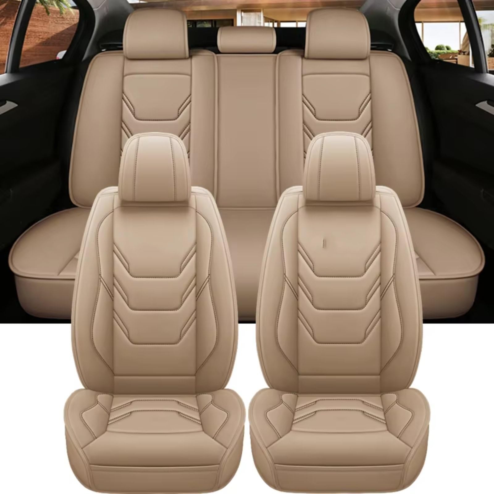 Für Opel Für Insignia Für Amarok Zubehör Innenräume Auto Protector Auto Sitzbezug Auto Sitzbezüge(J 5 PCS) von Dtbdfak