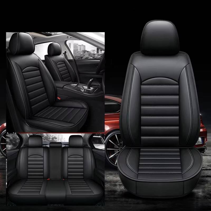 Für Q5 Q2 Q3 Q6 Q7 Q8 S1 S4 S5 S6 SQ5 RS3 RS4 RS5 Auto Zubehör Innendetails Sitzschutz Autositzbezug Auto Sitzbezüge(E Black 5 Seat) von Dtbdfak