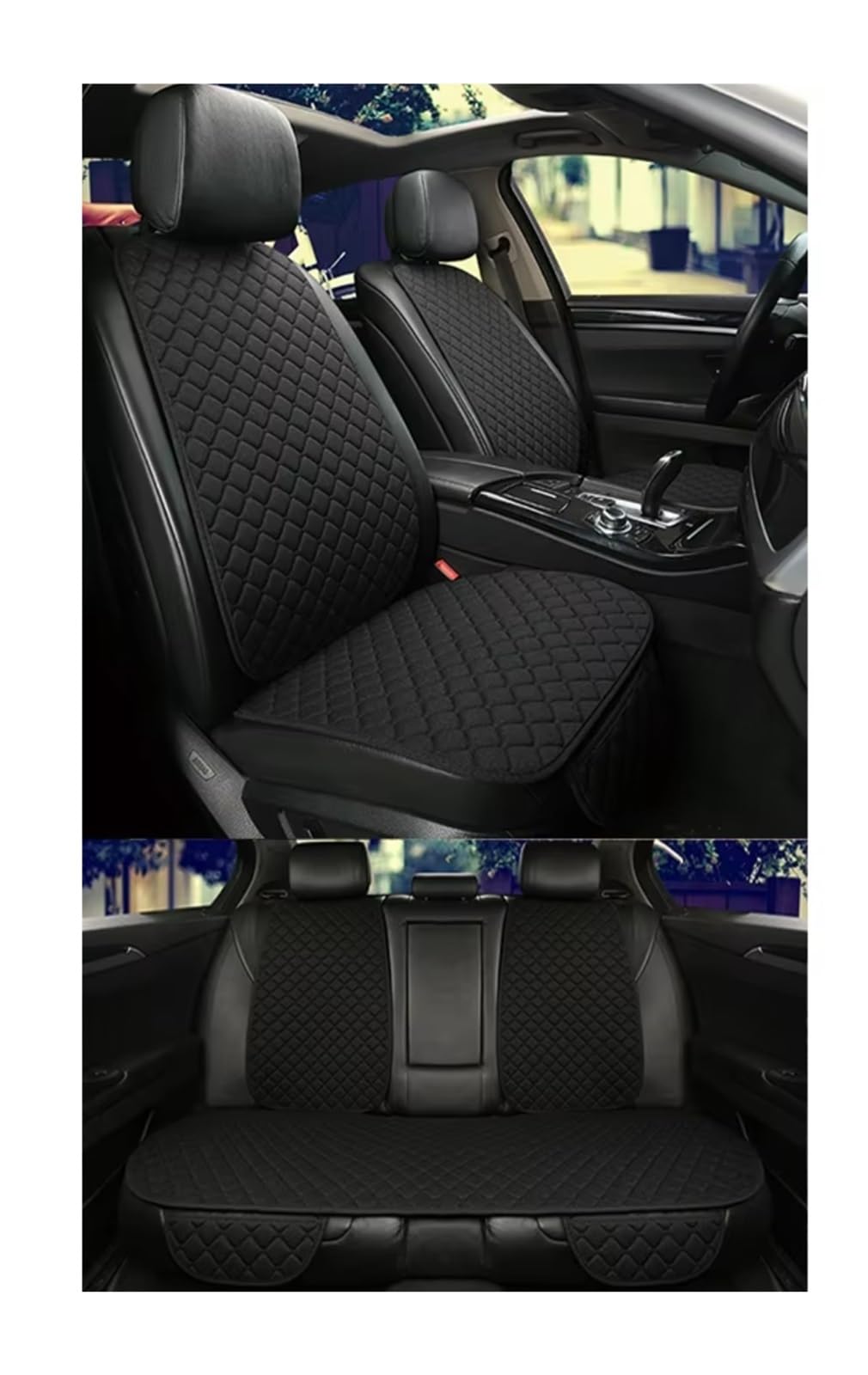 Für Volvo Für XC60 Für XC90 Für XC40 Für XC70 S60L C30 S80 S90 V50 V60 Für Auto Auto Sitzbezug Sitzkissen Auto Sitzbezüge(G Black 5 seat) von Dtbdfak
