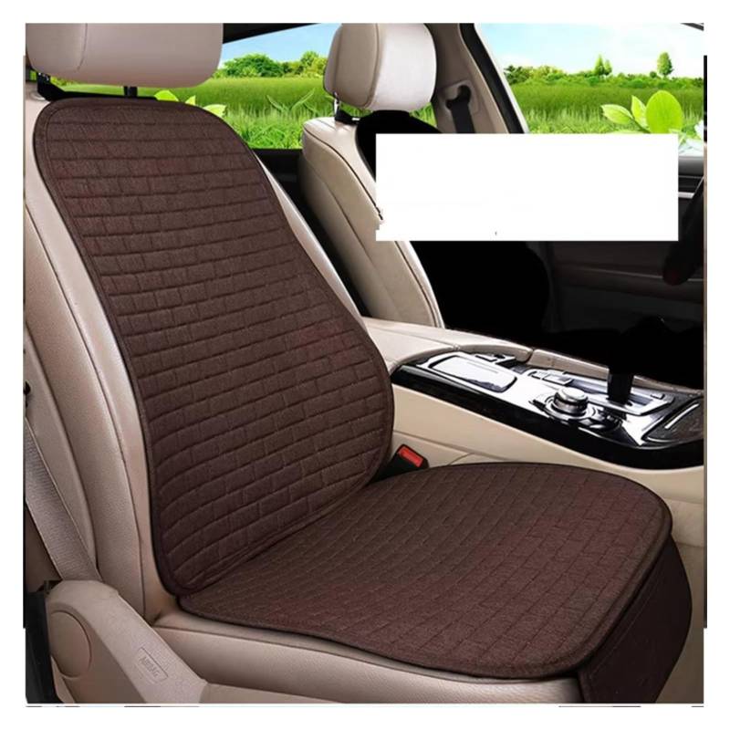 Universal Auto Sitz Schutz Pad Auto Sitz Abdeckung Vorne/Hinten Sitz Abdeckung Automobil Kissen Pad Matte Rückenlehne Auto Sitzbezüge(C Coffee Front-1pcs) von Dtbdfak