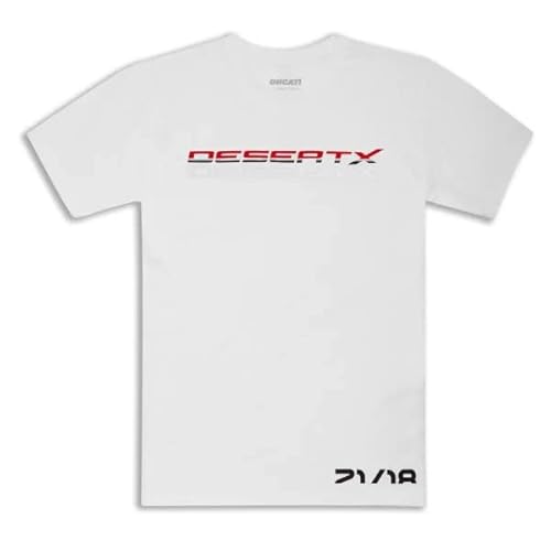 Ducati DesertX Logo T-Shirt weiß Größe XL von Ducati