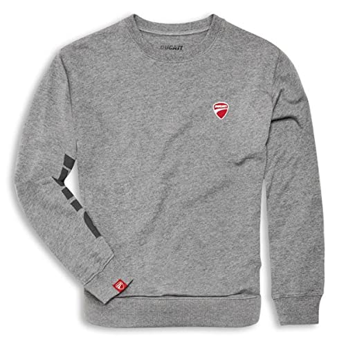 Ducati Logo Sweatshirt Pullover grau Bitte Größe wählen XL von Ducati