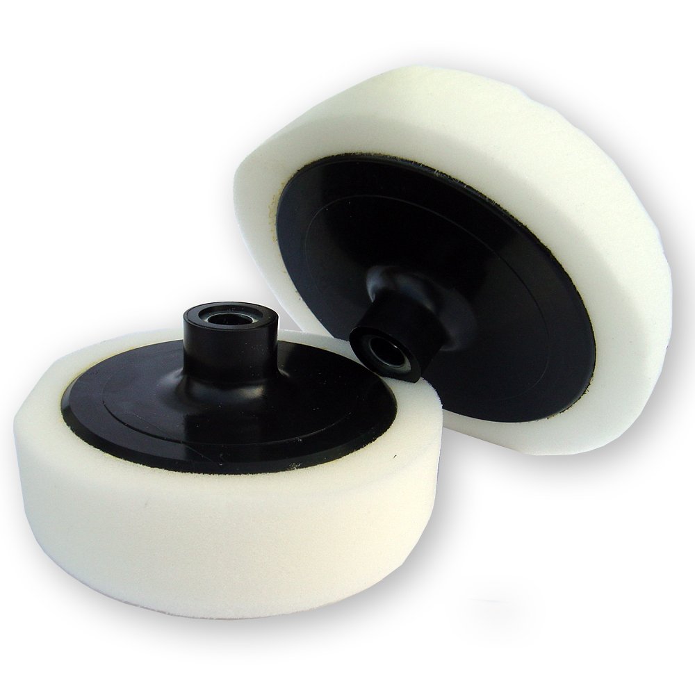 Profi Polierschwamm 180 mm mit Rotationsteller Soft - Sparset 2tlg. für Poliermaschine mit Aufnahmespindel M14 für die perfekte Autopolitur Profi Polierschwamm 180 mm mit Rotationsteller Soft - Sparset 2tlg. für Poliermaschine mit Aufnahmespindel M14 für die perfekte Autopolitur von Duke-Handel