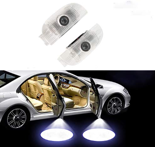 Duleutgnu 2 Stück Einstiegsbeleuchtung Autotür Lichter Symbol Willkommen HD Dekoration Lamp Ambiente Emblem Kompatibel mit mercedes benz SL-Class (Für A-M-G) von Duleutgnu
