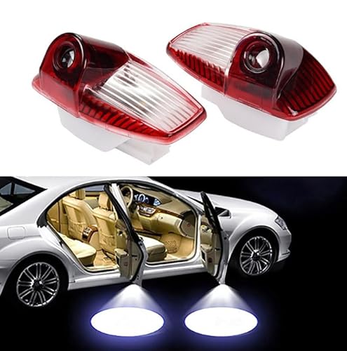 Duleutgnu 2 St¨¹ck LED Autot¨¹r T¨¹rbeleuchtung KFZ Unterbodenbeleuchtung T¨¹ren Einstiegsbeleuchtung Door Willkommen Lichter 3D von Duleutgnu