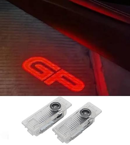 Duleutgnu 2 Stück LED Umfeldbeleuchtung Autotür Logo Türbeleuchtung Innenraum Ghost Projektor Willkommenslicht Ambiente Zubehör (Für GP) von Duleutgnu