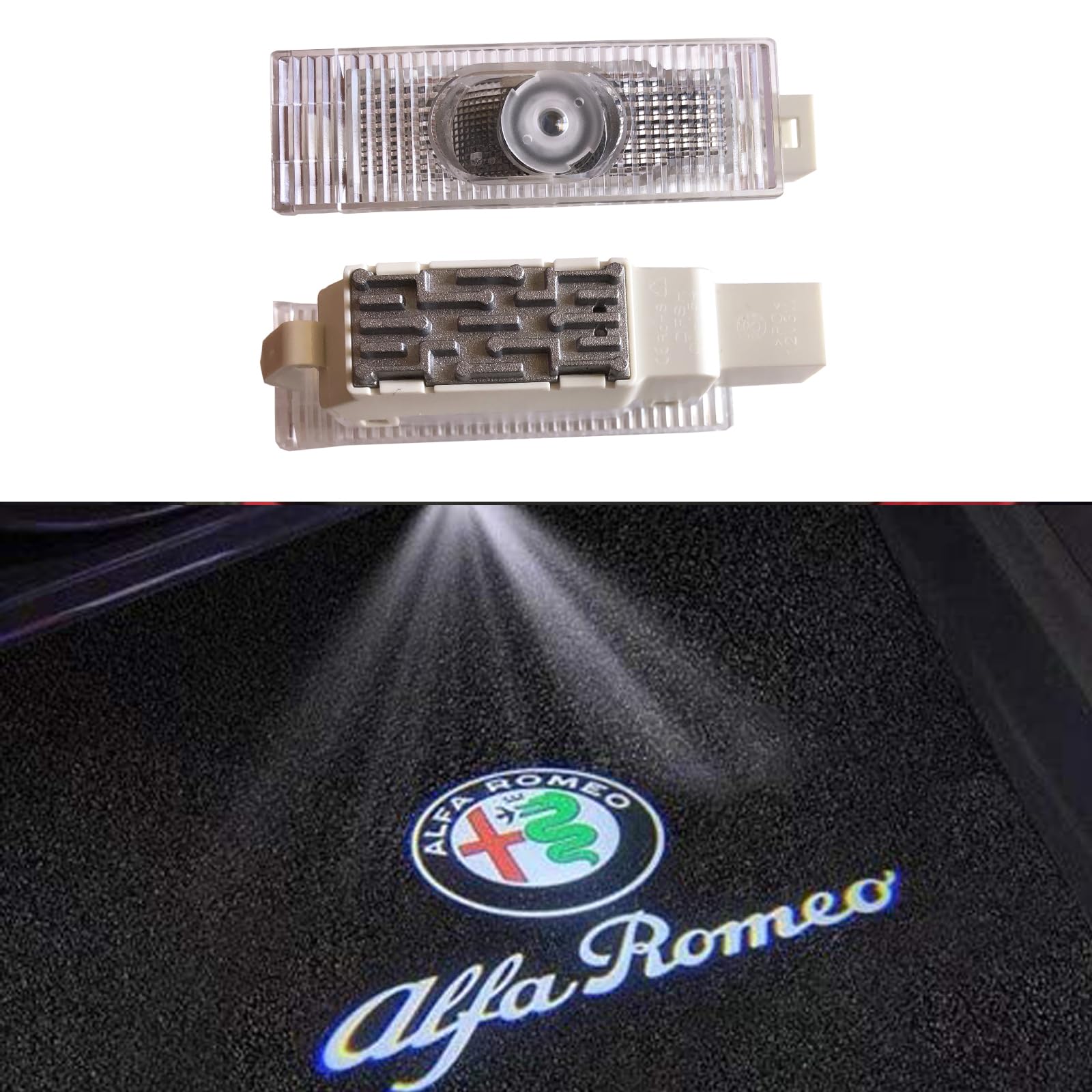 Duleutgnu 2pcs Autotürbeleuchtung Willkommenslogo Ghost Shadow Definition Autodekoration LED Autotüren Eingangslichter 3D Emblem Lampe Glaslinse Für Alfa Romeo Schreiben Duleutgnu 2pcs Autotürbeleuchtung Willkommenslogo Ghost Shadow Definition Autodekoration LED Autotüren Eingangslichter 3D Emblem Lampe Glaslinse Für Alfa Romeo Schreiben von Duleutgnu