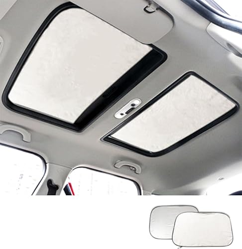 PopUp Sonnenschutz Autofenster Schiebedach Schatten Faltbarer Windschutzscheibe Sonnenschutz UV für Mini F55 F56 F54 Countryman Cooper Abmessungen: 48 * 70 cm (Roof2) von Duleutgnu