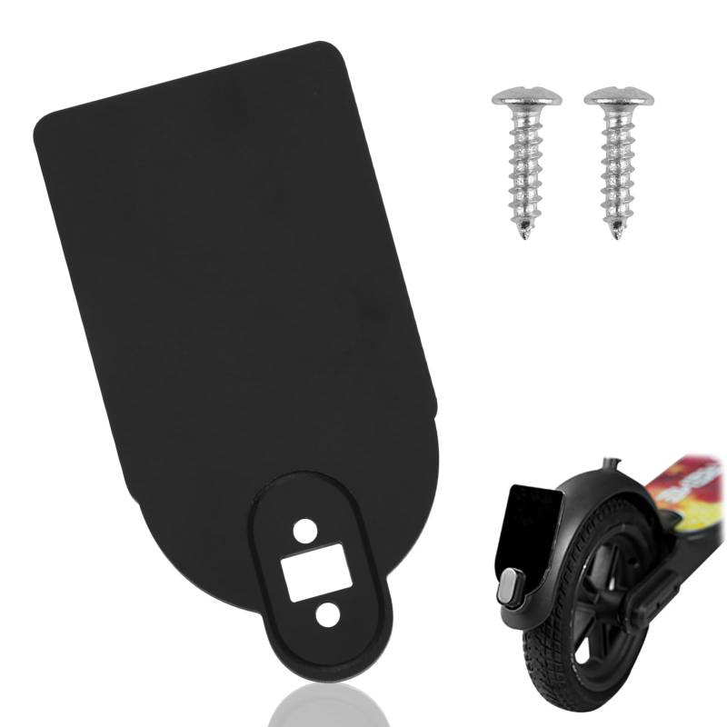 Kennzeichenhalter für E-Scooter Kompatibel mit M365 M365 Pro2, Stabiler Nummernschildhalter mit Schrauben – Scooter Zubehör aus Langlebigem Acrylmaterial (Schwarz) von Duluok