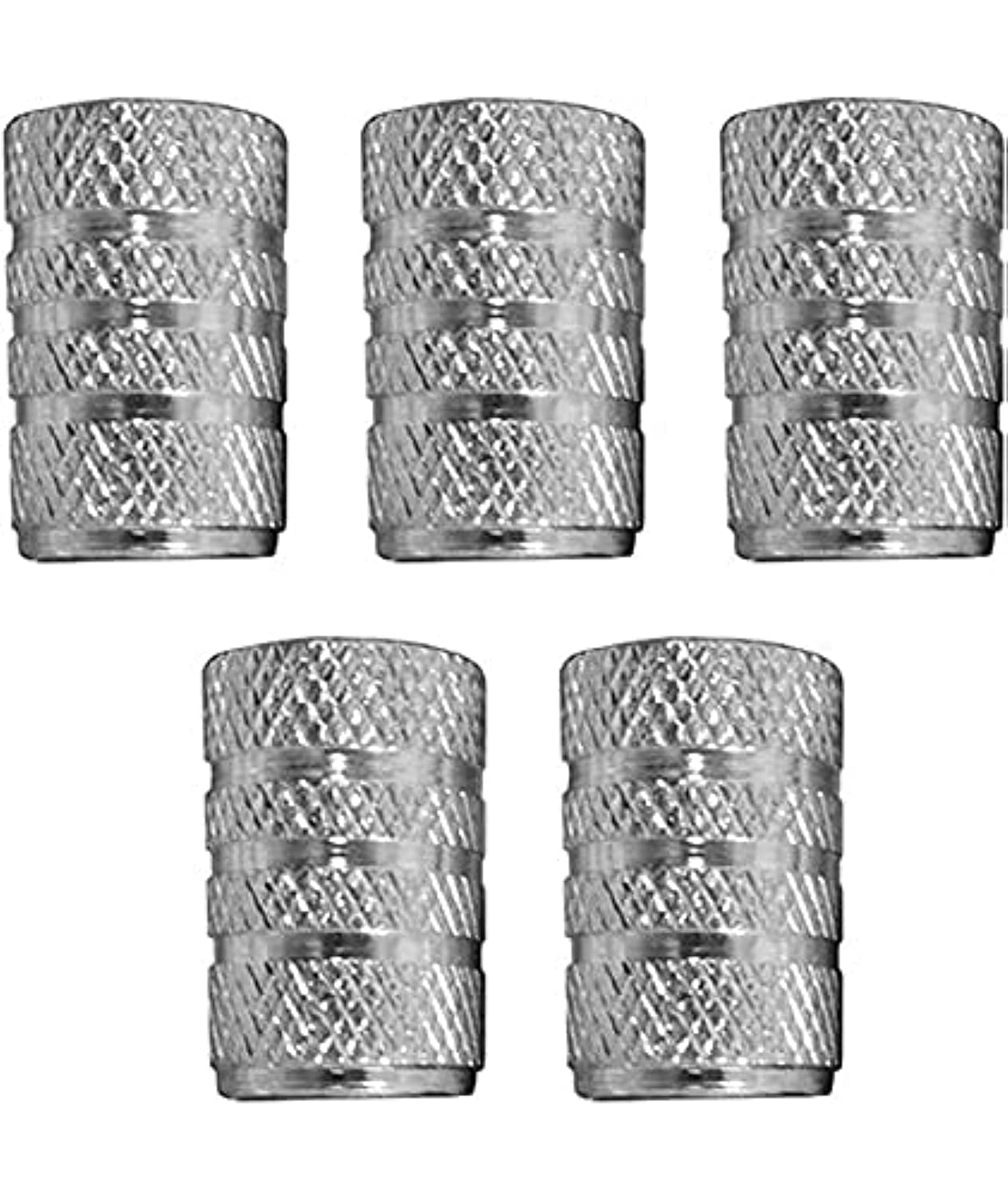 Dunlop AV Ventilkappen Aluminium Silber 5 Pieces von Dunlop Automotive
