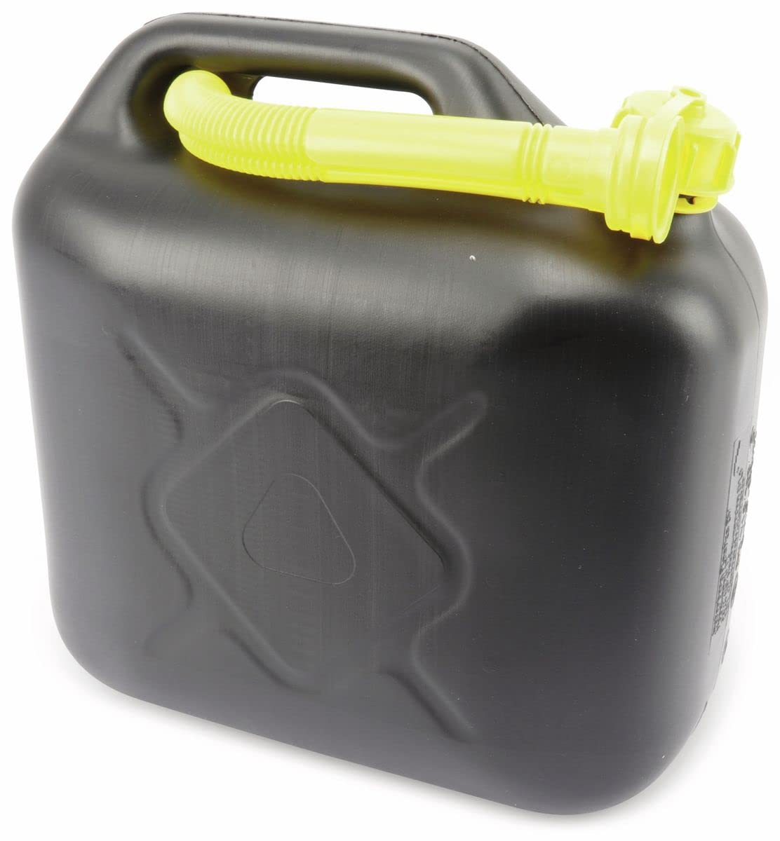 Dunlop Kanister 10L - Wasser- und Benzinkanister - UN-Zertifiziert für Gefährliche Flüssigkeiten - mit Ausgießer - Schwarz/Gelb von Dunlop Automotive