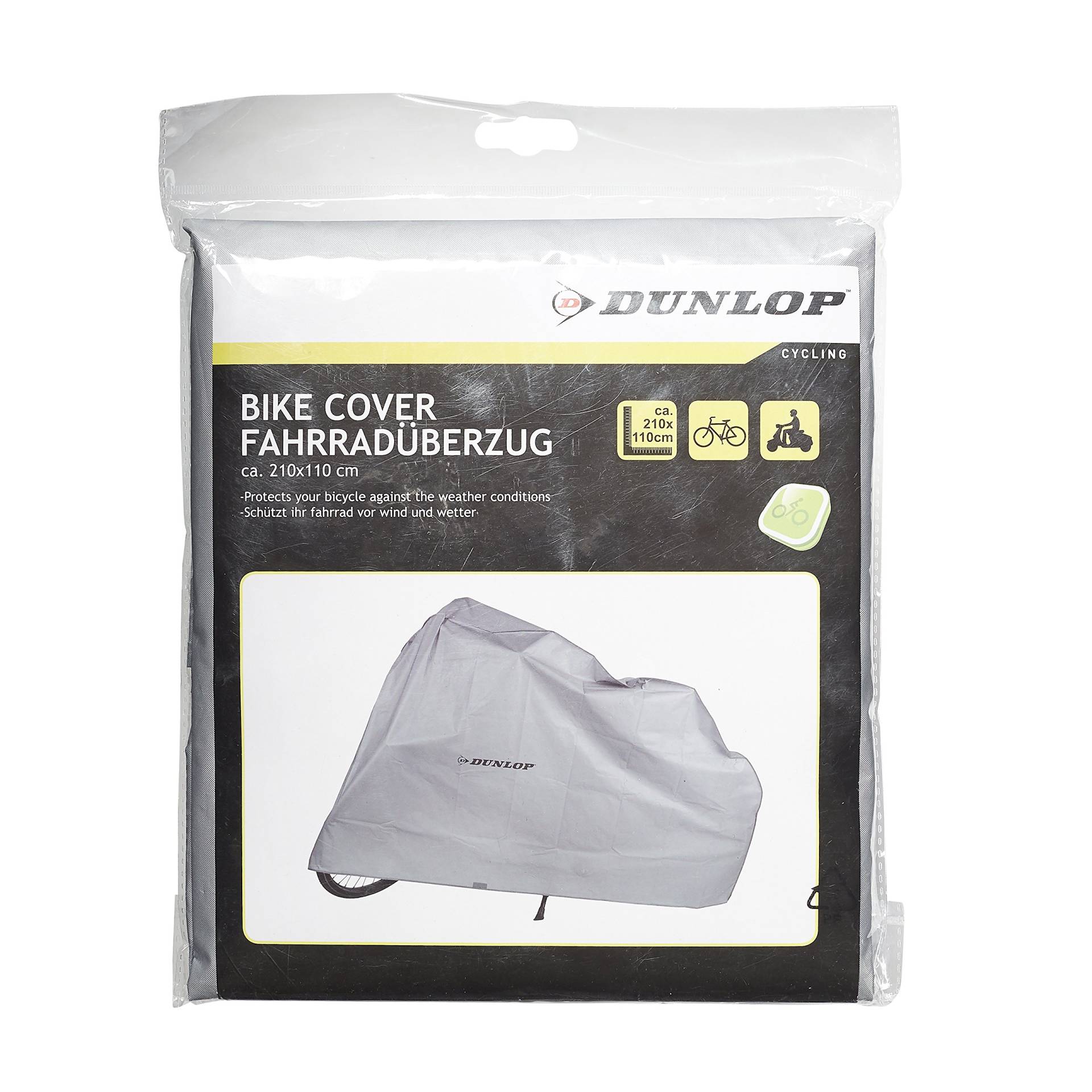 Dunlop Sports fahrradüberzug - schutztür Ihr Fahrrad vor Wind und Wetter, Grau, 210x110cm, 8711252417882, Weiß - Weiß, Gray Dunlop Sports fahrradüberzug - schutztür Ihr Fahrrad vor Wind und Wetter, Grau, 210x110cm, 8711252417882, Weiß - Weiß, Gray von Dunlop Bike