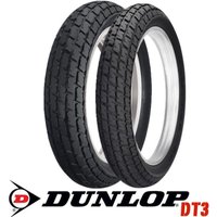 DUNLOP DT3 MEDIUM 130/80-19 TT, Motorradreifen Vorne/Hinten von Dunlop