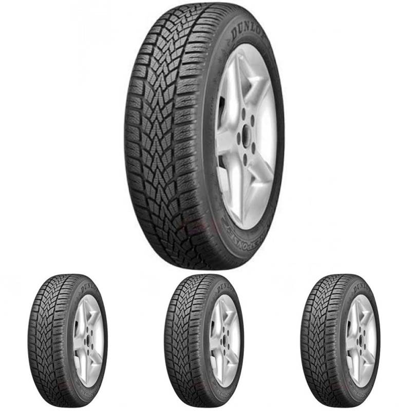 Dunlop 539033 Winter Response 2 MS M+S - 185/65R15 88T - Winterreifen (Packung mit 4) von Dunlop
