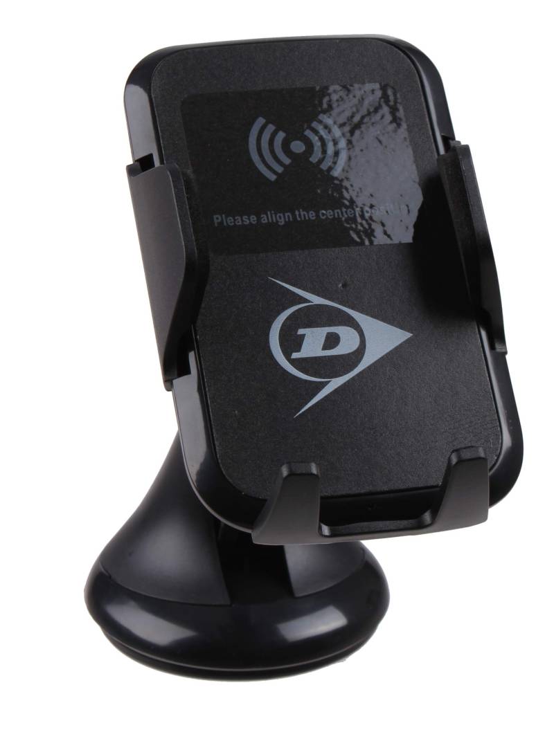 Dunlop - Kabelloser Handyhalter mit Ladefunktion - Schwarz von Dunlop