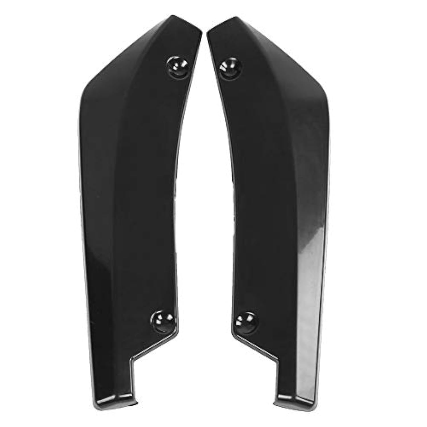 universal Spoiler,Duokon 1 Paar Universal Heckspoiler Heckspoiler, Auto Modifizierte Heckstoßfänger Canard Diffusor Spoiler Lip Splitter Flossen(schwarz) von Duokon