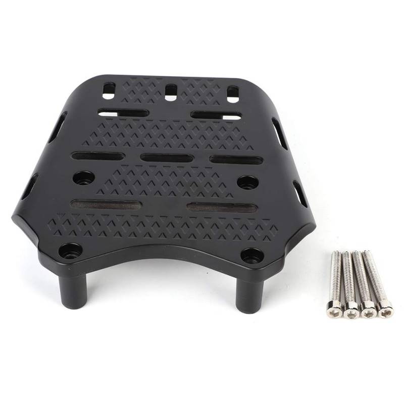 PCX 125 2019 Gepäckträger-PCX 125 2019 Ho Trittbrettmatten-Duokon Heckgepäckträger, CNC-Aluminiumlegierung Motorrad-Heckgepäckträger für PCX 125 150 2014-2019 von Duokon