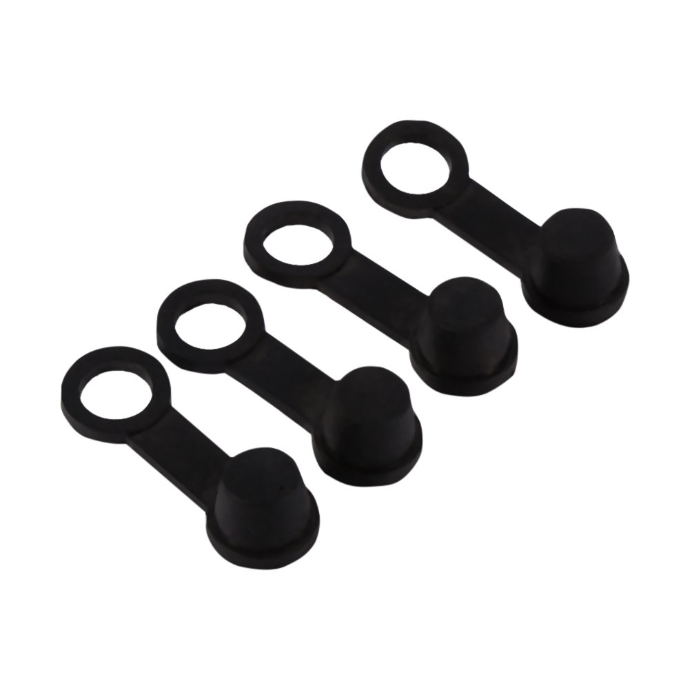 schutzkappe bremssattel,4Stk. 32 X 11 X 8 Mm Schwarz Universal-Gummi-Bremsentlüftungsnippelabdeckung Bremsentlüftungsventilabdeckung Geeignet für Alle Motorräder schutzkappe bremssattel,4Stk. 32 X 11 X 8 Mm Schwarz Universal-Gummi-Bremsentlüftungsnippelabdeckung Bremsentlüftungsventilabdeckung Geeignet für Alle Motorräder von Duokon