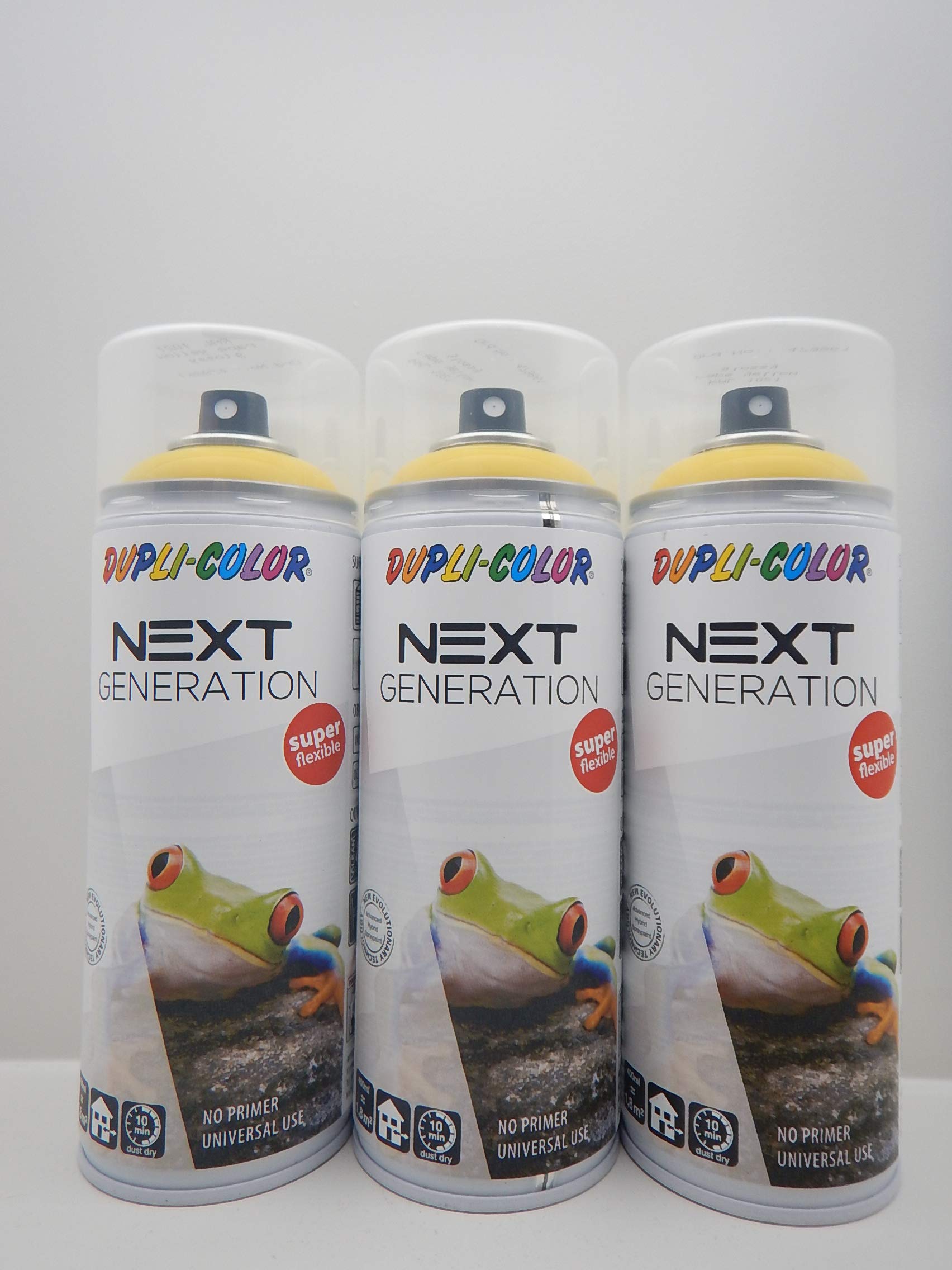 DUPLI-COLOR 2in1 RAL 1021 Next RAPSGELB GLÄNZEND Spray Lack SPRAYDOSE 400ML (3) von Dupli-Color