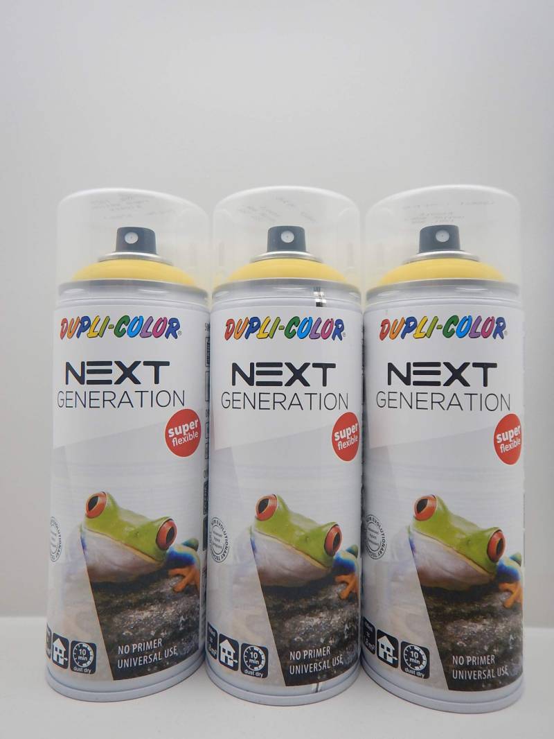 DUPLI-COLOR 2in1 RAL 1021 Next RAPSGELB GLÄNZEND Spray Lack SPRAYDOSE 400ML (3) von Dupli-Color