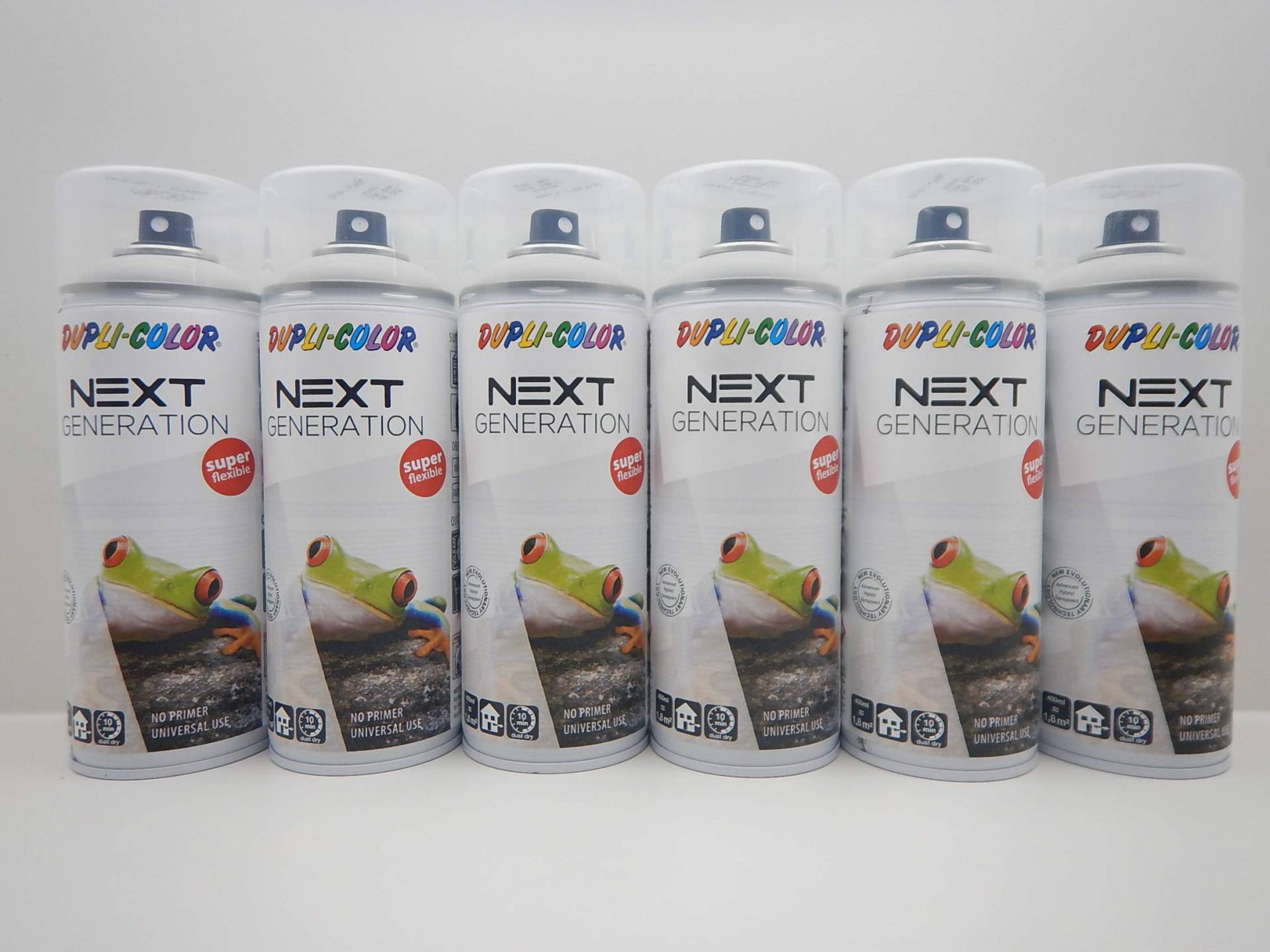 DUPLI-COLOR 2in1 RAL 7035 Next LICHTGRAU GLÄNZEND Lack Spray SPRAYDOSE 400ML (6) von DUPLI-COLOR