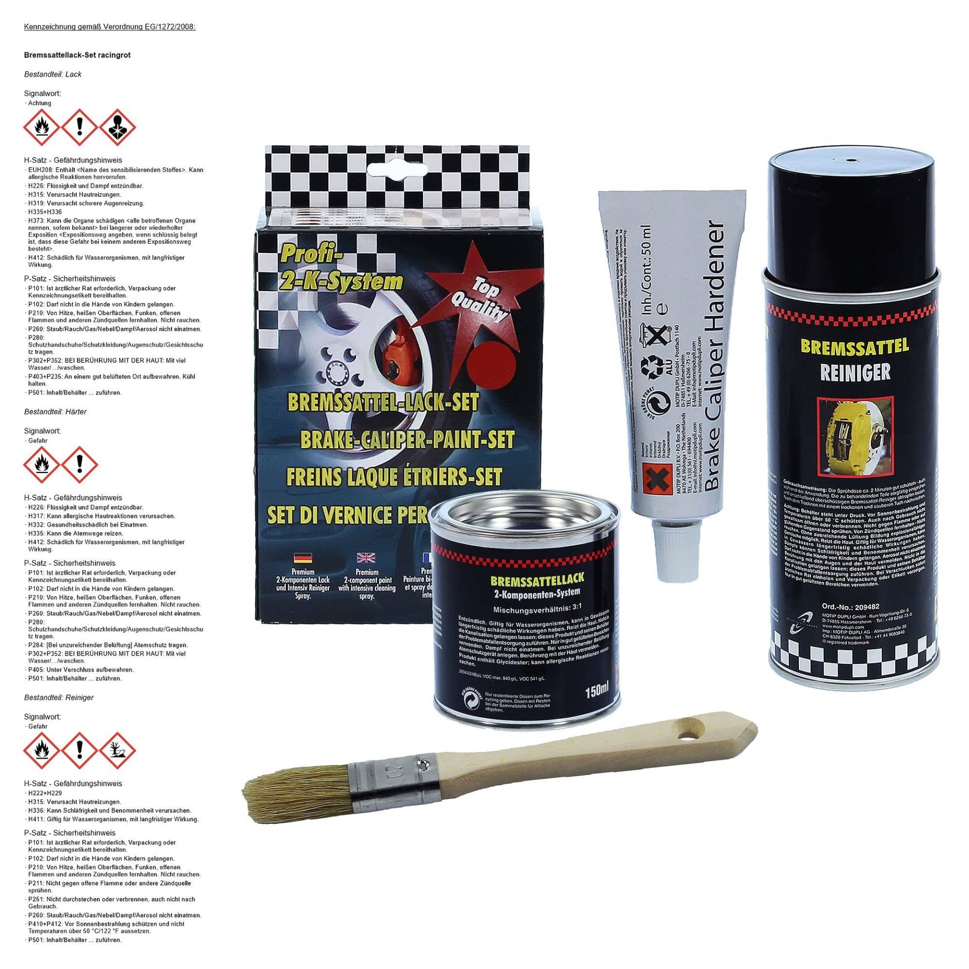 Dupli Color Bremssattellack-Set racingrot Bremssattel Bremsen Lack Streichlack Streich Lack Bremssattelfarbe Farbe Bremsenlack Tuning Dupli Color Bremssattellack-Set racingrot Bremssattel Bremsen Lack Streichlack Streich Lack Bremssattelfarbe Farbe Bremsenlack Tuning von ENVA MADE FOR QUALITY