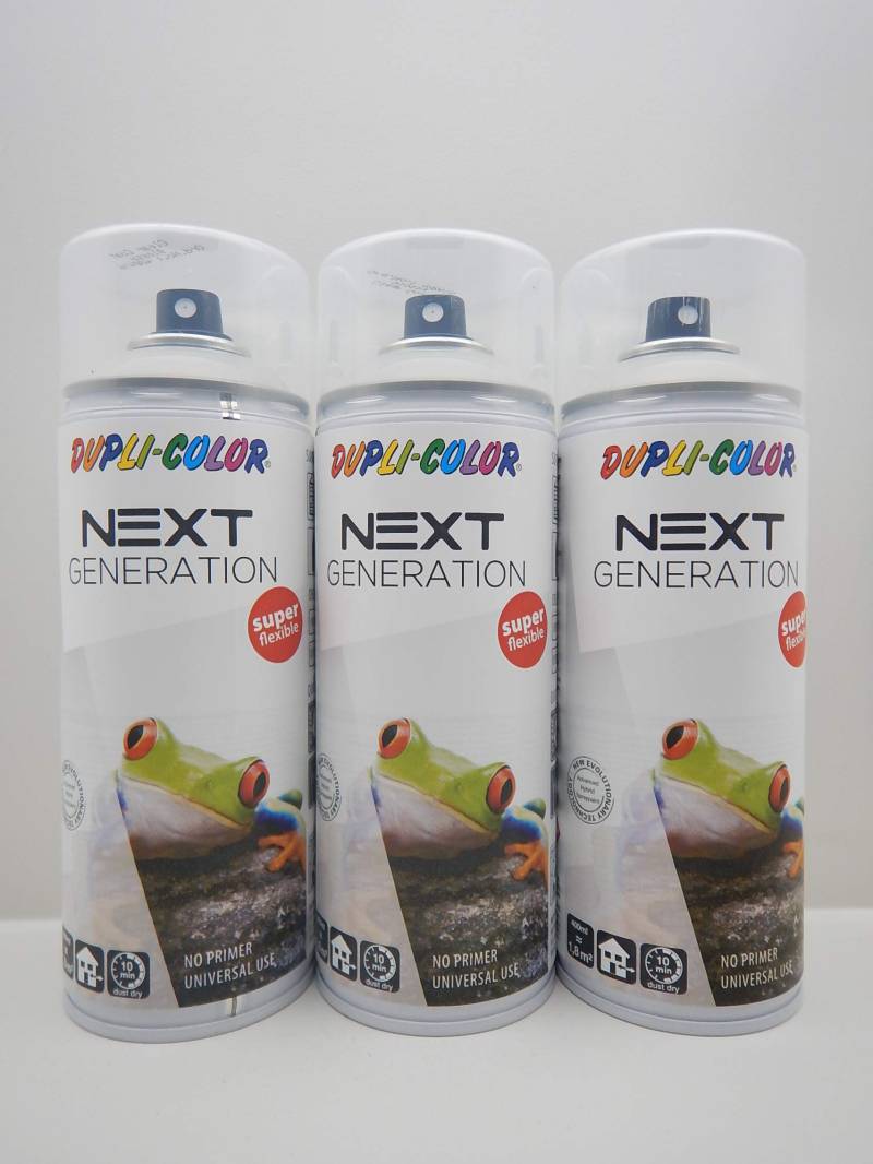 DUPLI-COLOR Next KLARLACK GLÄNZEND Clear Coat Spray Lack SPRAYDOSE 400ML (3) von DUPLI-COLOR