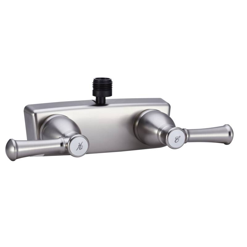 Dura Faucet DF-SA100L-SN RV-Duscharmatur-Umsteller mit Heiß-/Kaltgriffen (gebürstetes satiniertes Nickel) von Dura Faucet