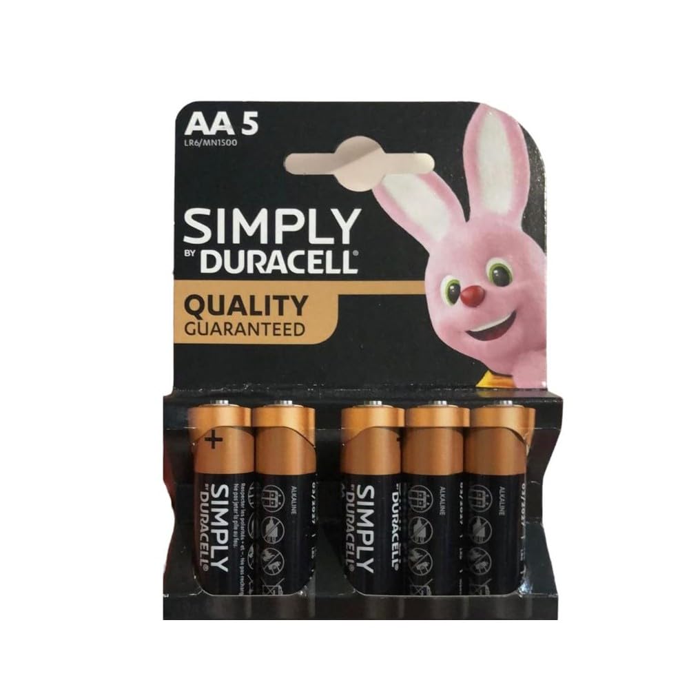 DURACELL Simply AA B5 STILO MN1500 ALKALINA DURACELL Simply AA B5 STILO MN1500 ALKALINA von Duracell