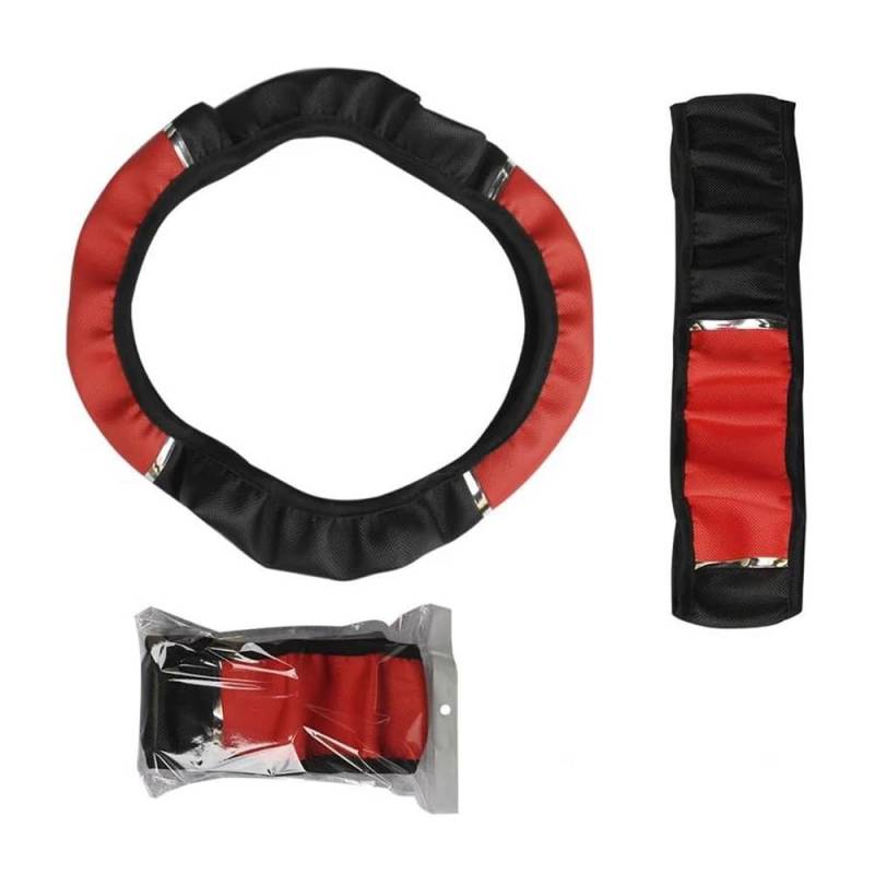 Auto Lenkradhülle PU-Leder-Lenkradabdeckungen Bequemes Elastisches Band Automatische Griffabdeckung Überzug Auf Der Lenkradabdeckung Auto Lenkradhüllen(11 Star Yellow) von Dusibulv
