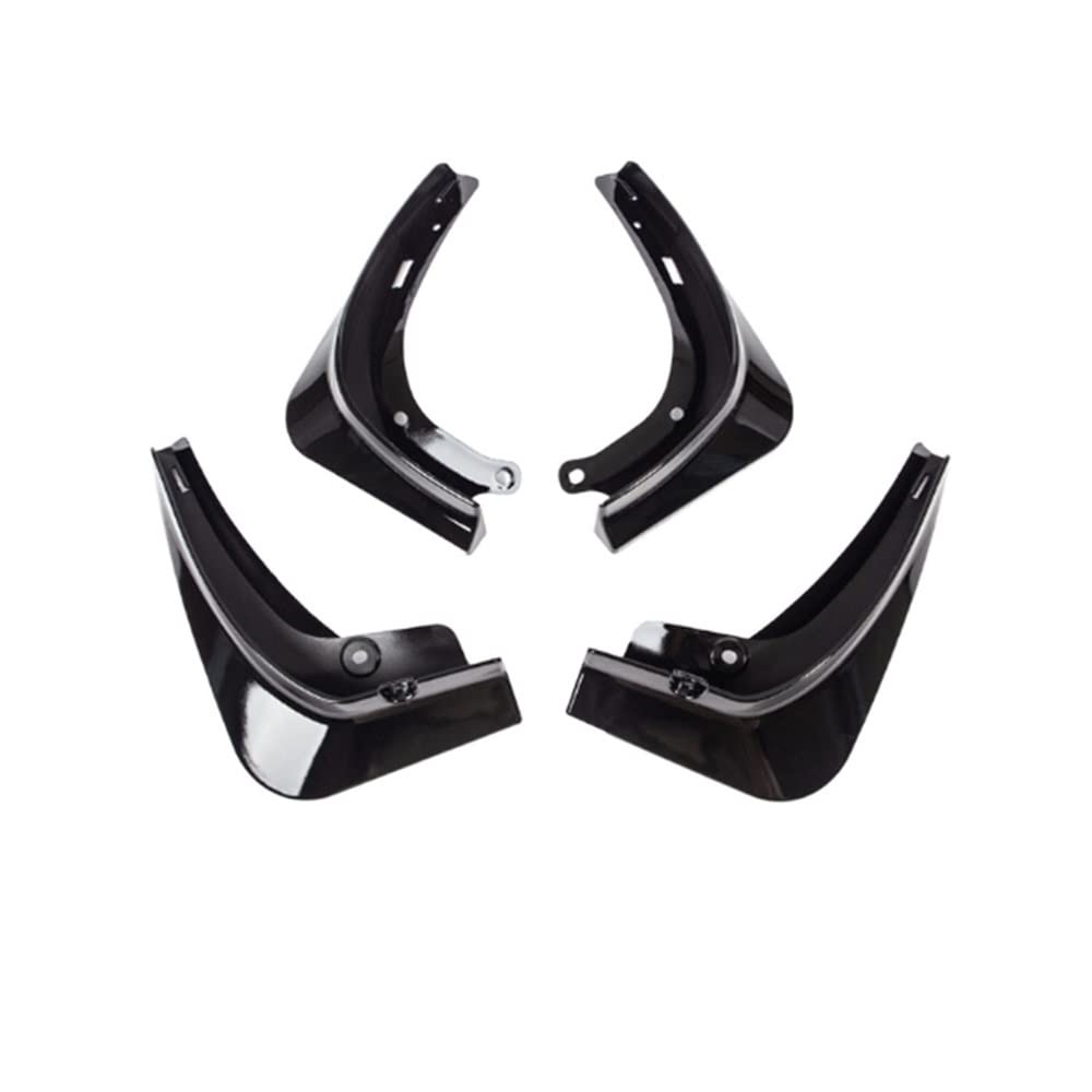 Autokotflügel 4 Stück Auto Schmutzfänger Für Tesla Modell 3 Kotflügel Spritzschutz Kotflügel Vorne Hinten Rad Kotflügel Vorne Und Hinten SchmutzfäNger(Glossy Black) von Dusibulv