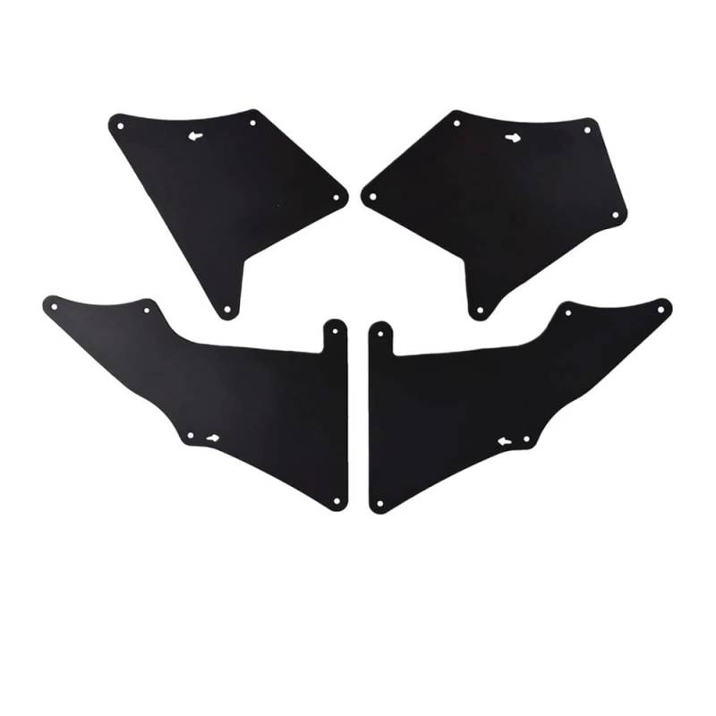 Autokotflügel 4 Stück Für Land Für Cruiser Für Prado Vorne Hinten Splash Mud Flaps Kotflügel Kotflügel Innere Dichtungen Panel J120 J150 2003-2020 Vorne Und Hinten SchmutzfäNger von Dusibulv